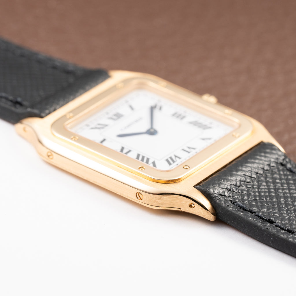Cartier Santos Dumont Extra Plate GM Cal. Frédérique Piguet 21 Ref. 96054 from 1970s