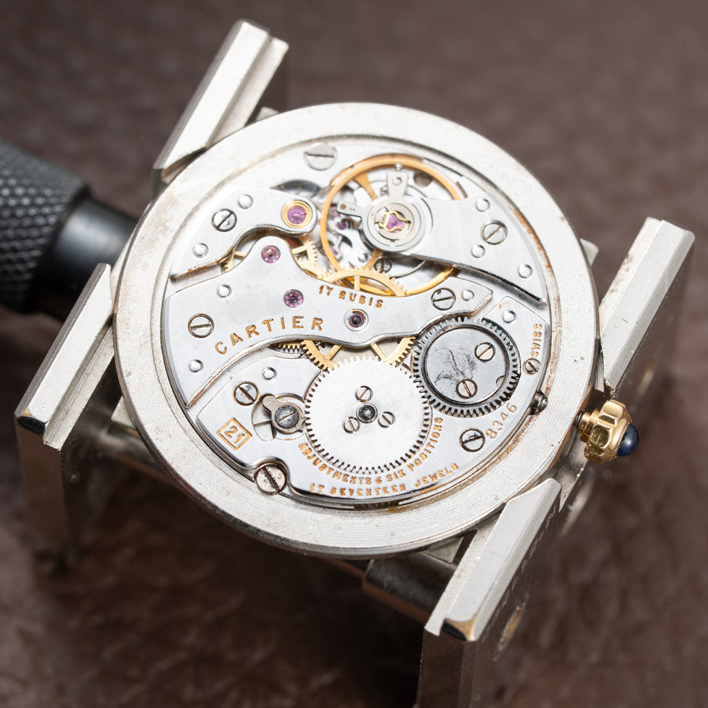 Cartier Santos Dumont Extra Plat 18K Yellow Gold Ref. 96054 from 1970s