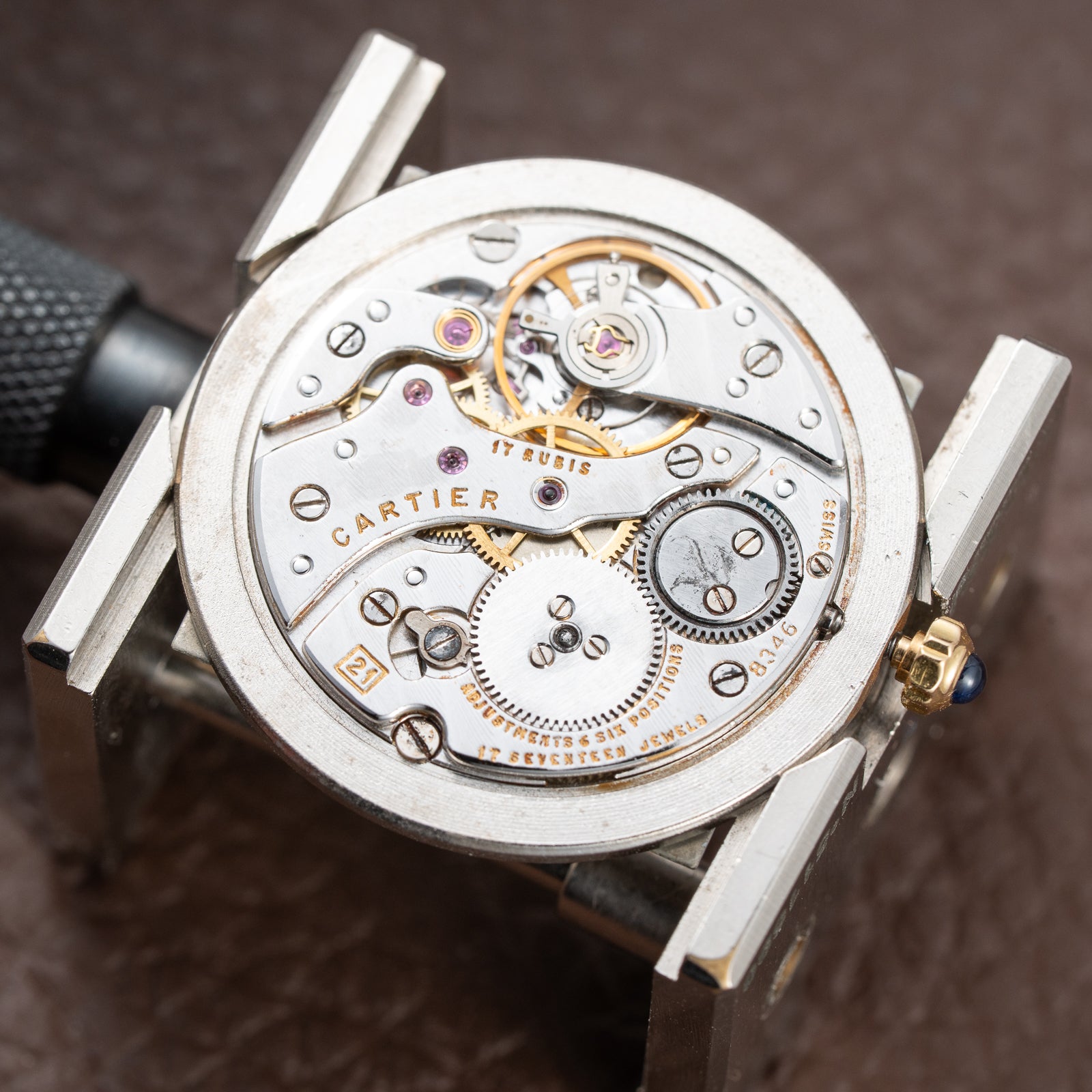 Cartier Santos Dumont Extra Plat 18K Yellow Gold Ref. 96054 from 1970s