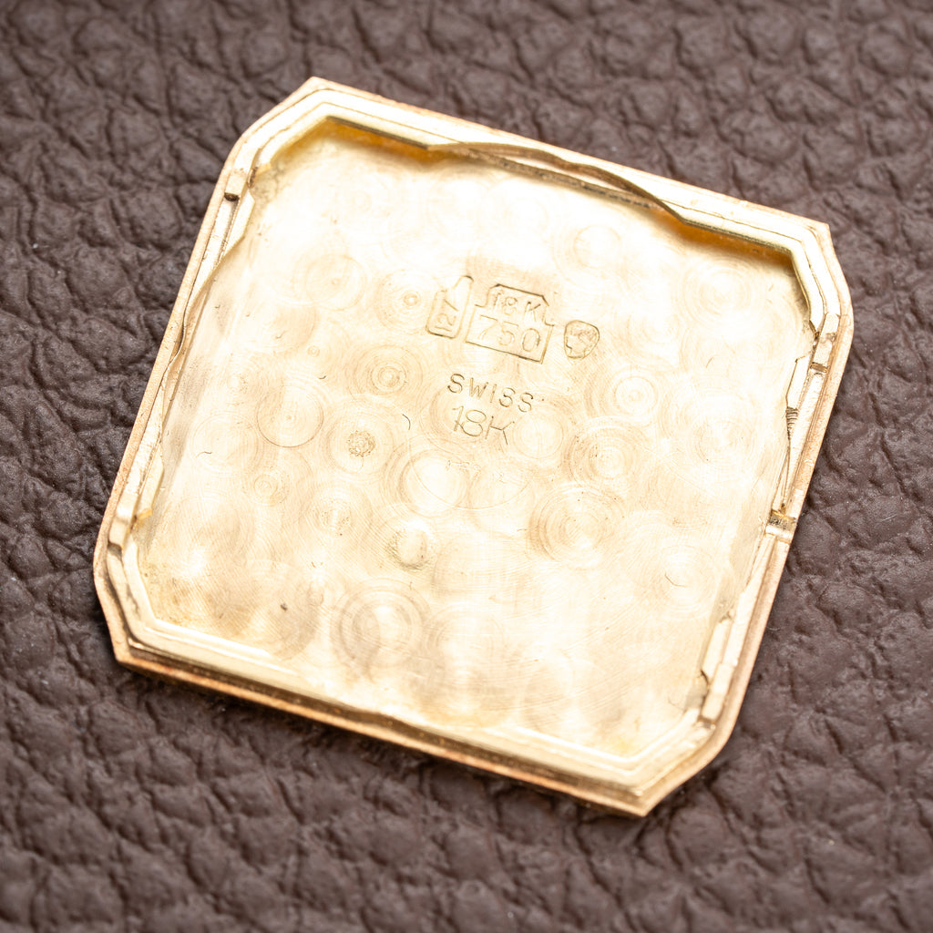 Cartier Santos Dumont Extra Plat 18K Yellow Gold Ref. 96054 from 1970s