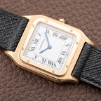 Cartier Santos Dumont Extra Plat 18K Yellow Gold Ref. 96054 from 1970s