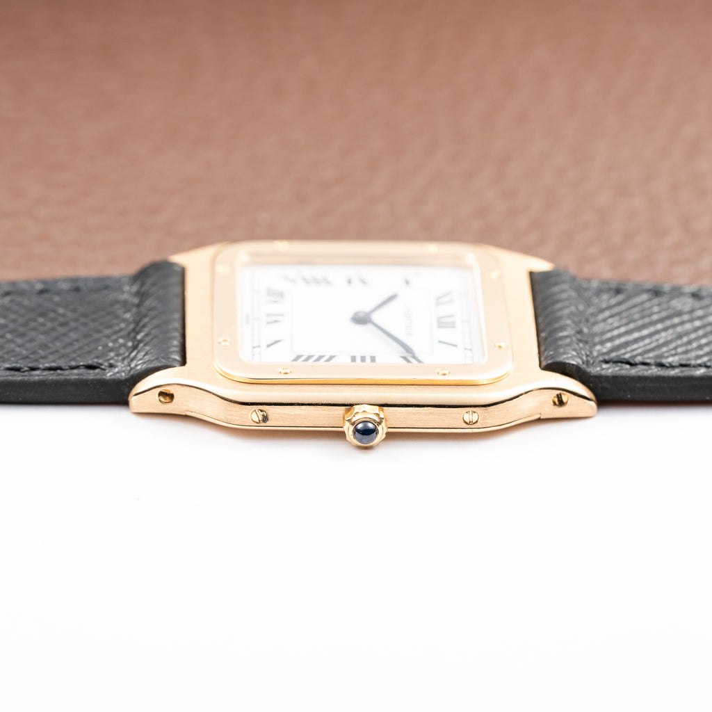 Cartier Santos Dumont Extra Plat 18K Yellow Gold Ref. 96054 from 1970s