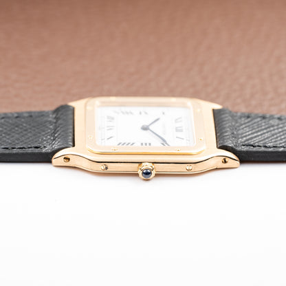 Cartier Santos Dumont Extra Plat 18K Yellow Gold Ref. 96054 from 1970s