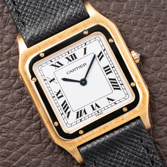 Cartier Santos Dumont Extra Plate GM Cal. Frédérique Piguet 21 Ref. 96054 from 1970s