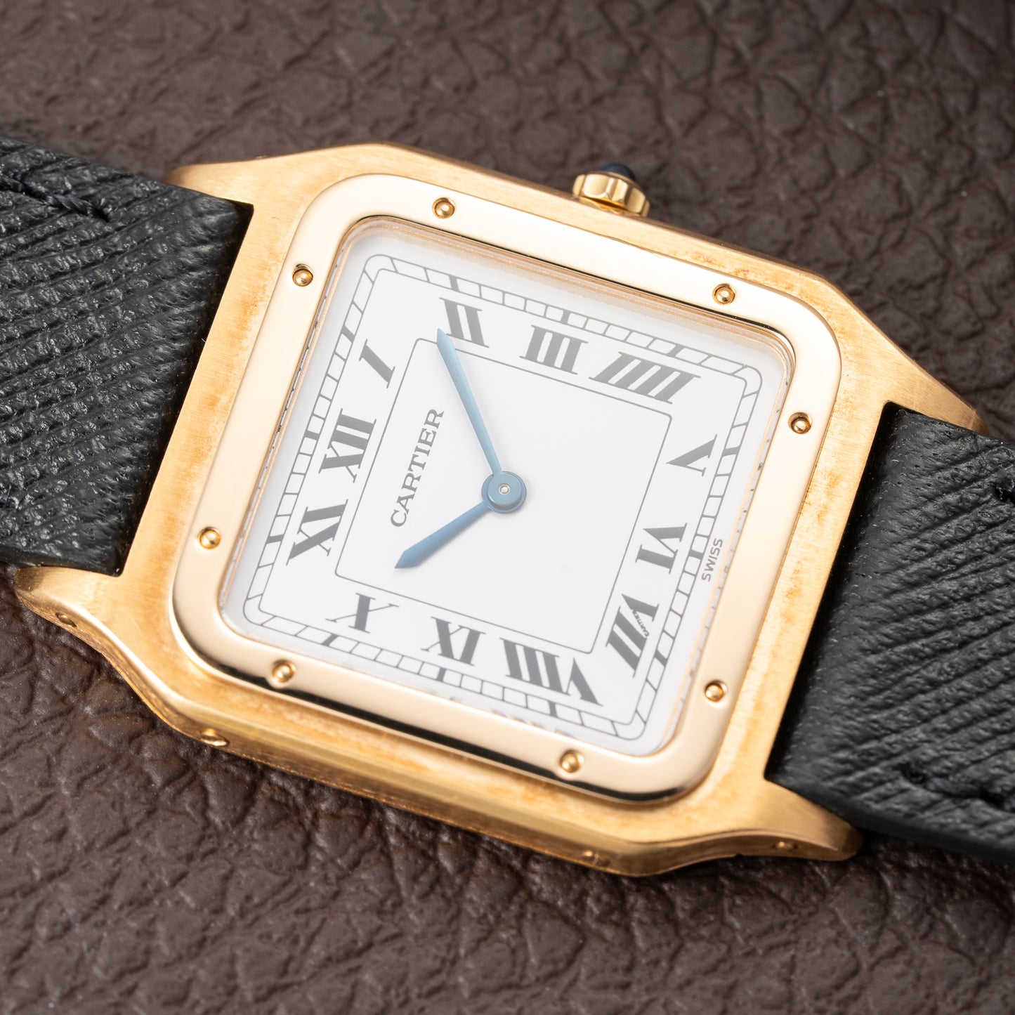 Cartier Santos Dumont Extra Plate GM Cal. Frédérique Piguet 21 Ref. 96054 from 1970s