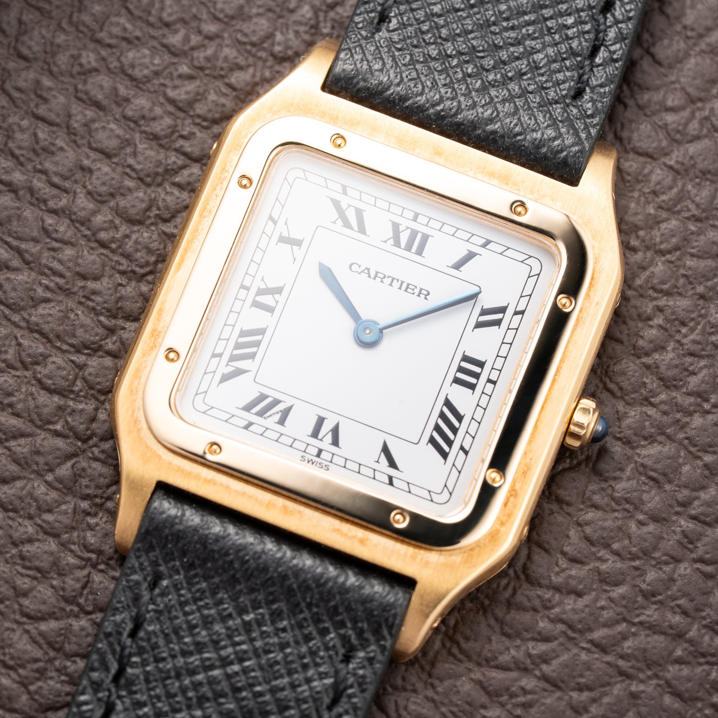 Cartier Santos Dumont Extra Plate GM Cal. Frédérique Piguet 21 Ref. 96054 from 1970s