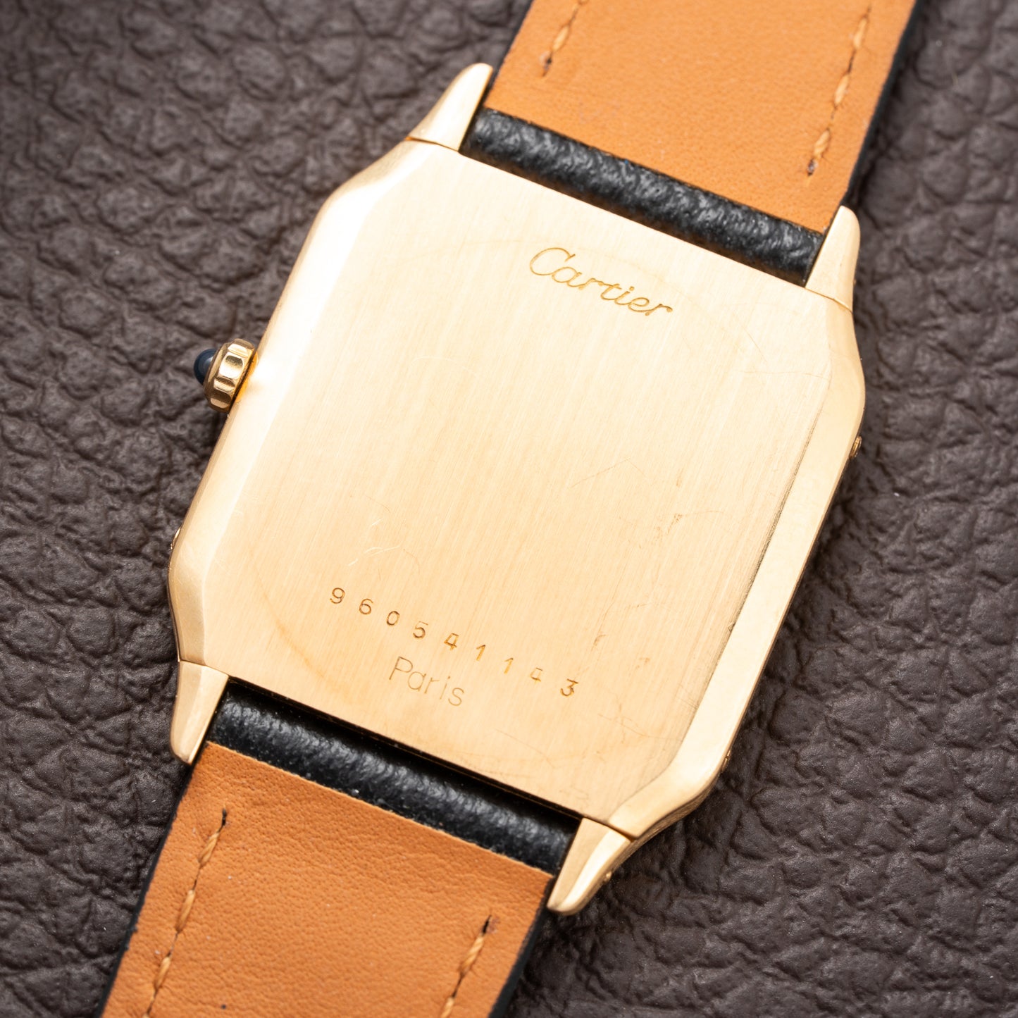 Cartier Santos Dumont Extra Plate GM Cal. Frédérique Piguet 21 Ref. 96054 from 1970s