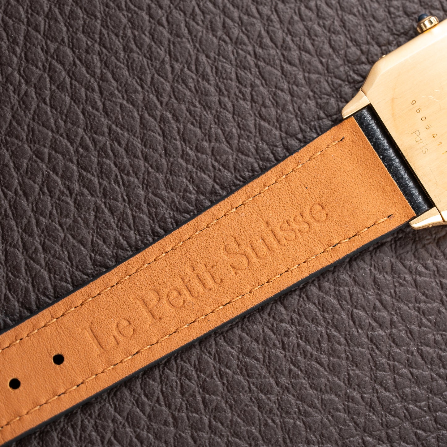 Cartier Santos Dumont Extra Plate GM Cal. Frédérique Piguet 21 Ref. 96054 from 1970s