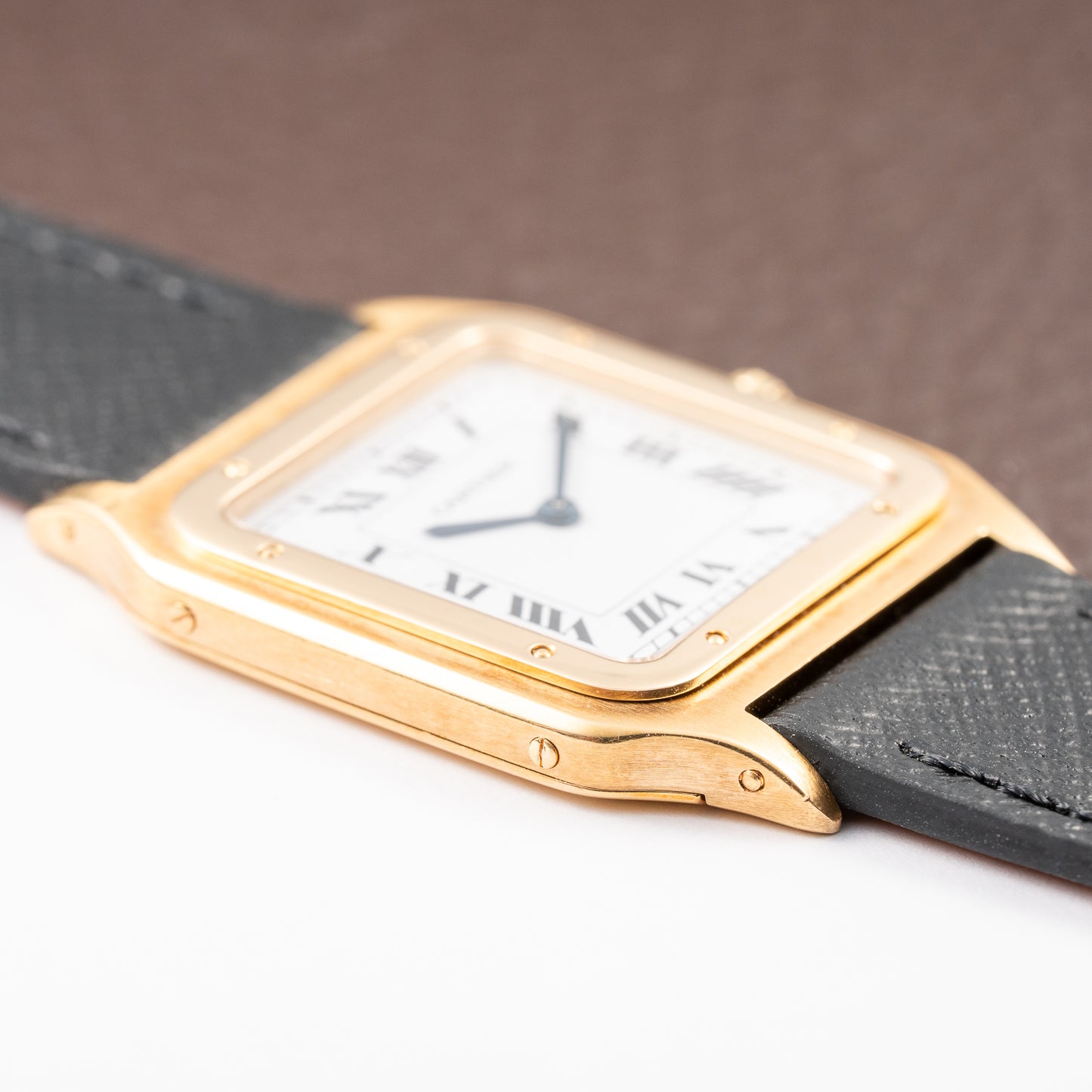 Cartier Santos Dumont Extra Plate GM Cal. Frédérique Piguet 21 Ref. 96054 from 1970s