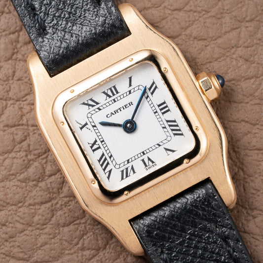 Cartier Santos Dumont PM 18K Yellow Gold Quartz Ref 66024 from 1990s