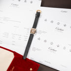 Cartier Santos Galbée Patina Dial Gold & Steel PM w/ Cartier Service 2026 Ref. 1567 From 1990s