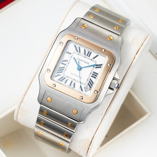 Cartier Santos Galbée Automatic XL BiColor Ref. 2823 from 2010s