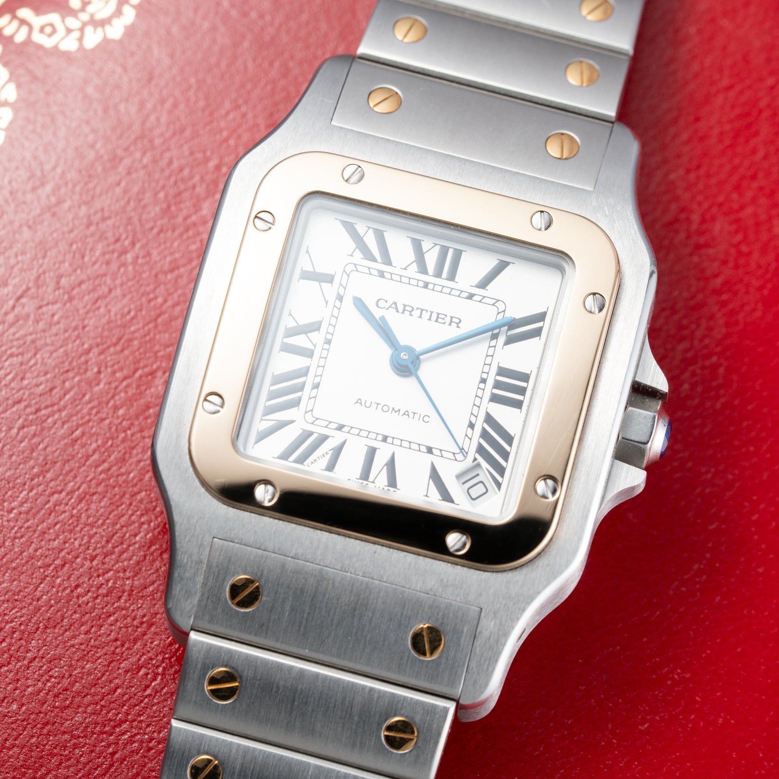 Cartier Santos Galbée Automatic XL BiColor Ref. 2823 from 2010s