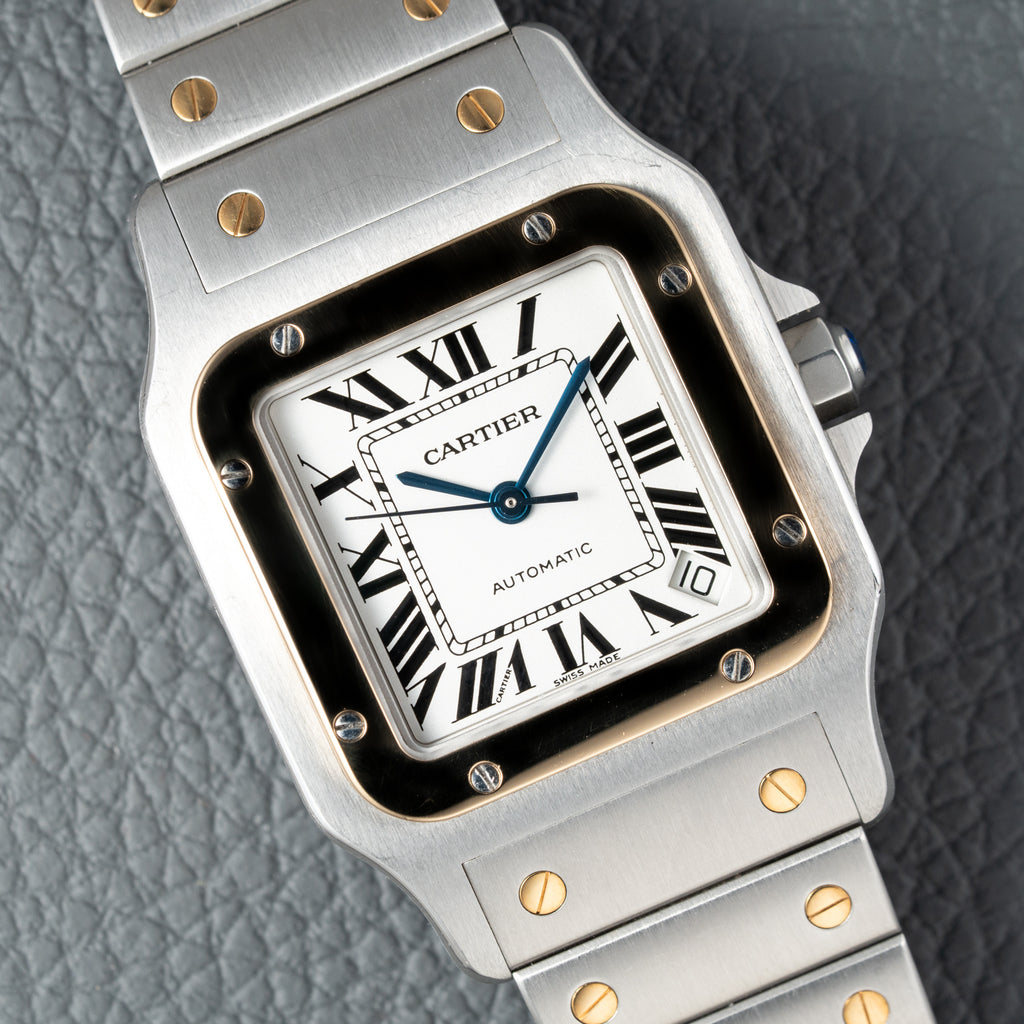 Cartier Santos Galbée Automatic XL BiColor Ref. 2823 from 2010s