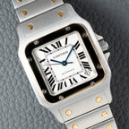 Cartier Santos Galbée Automatic XL BiColor Ref. 2823 from 2010s