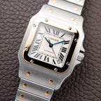 Cartier Santos Galbée Automatic Gold & Steel Full Set Ref. 2823 from 2016