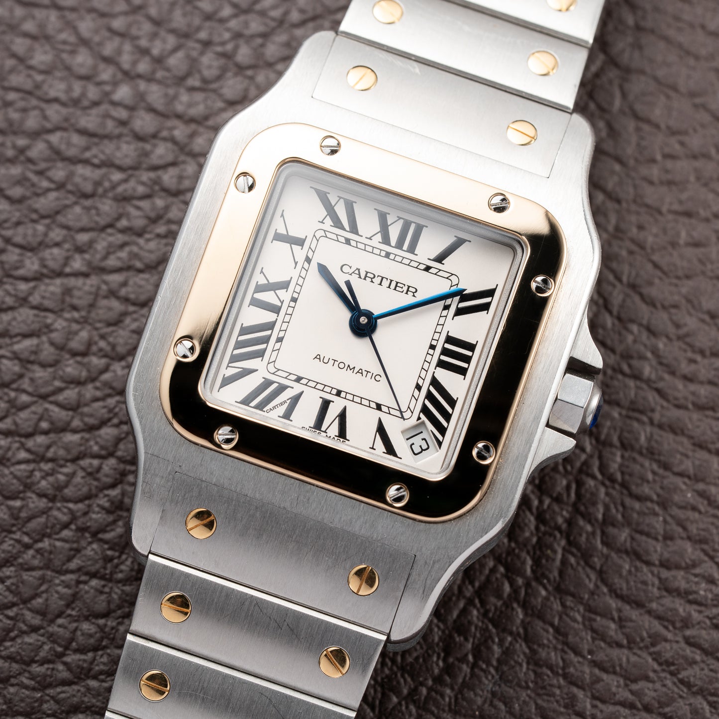 Cartier Santos Galbée Automatic Gold & Steel Full Set Ref. 2823 from 2016