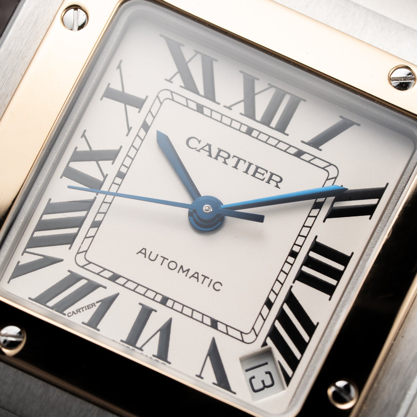 Cartier Santos Galbée Automatic Gold & Steel Full Set Ref. 2823 from 2016