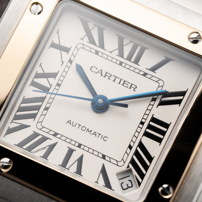 Cartier Santos Galbée Automatic Gold & Steel Full Set Ref. 2823 from 2016