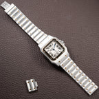 Cartier Santos Galbée Automatic Gold & Steel Full Set Ref. 2823 from 2016