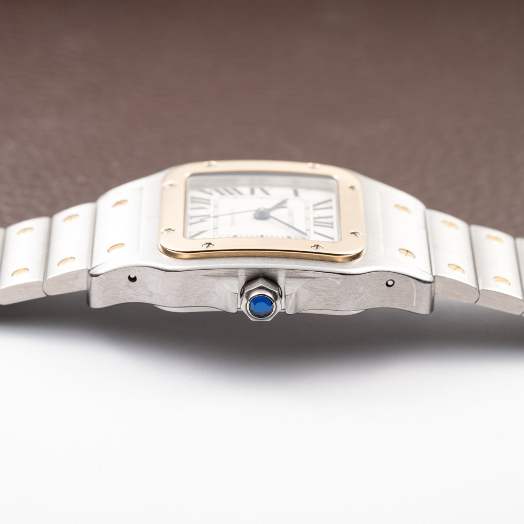 Cartier Santos Galbée Automatic Gold & Steel Full Set Ref. 2823 from 2016