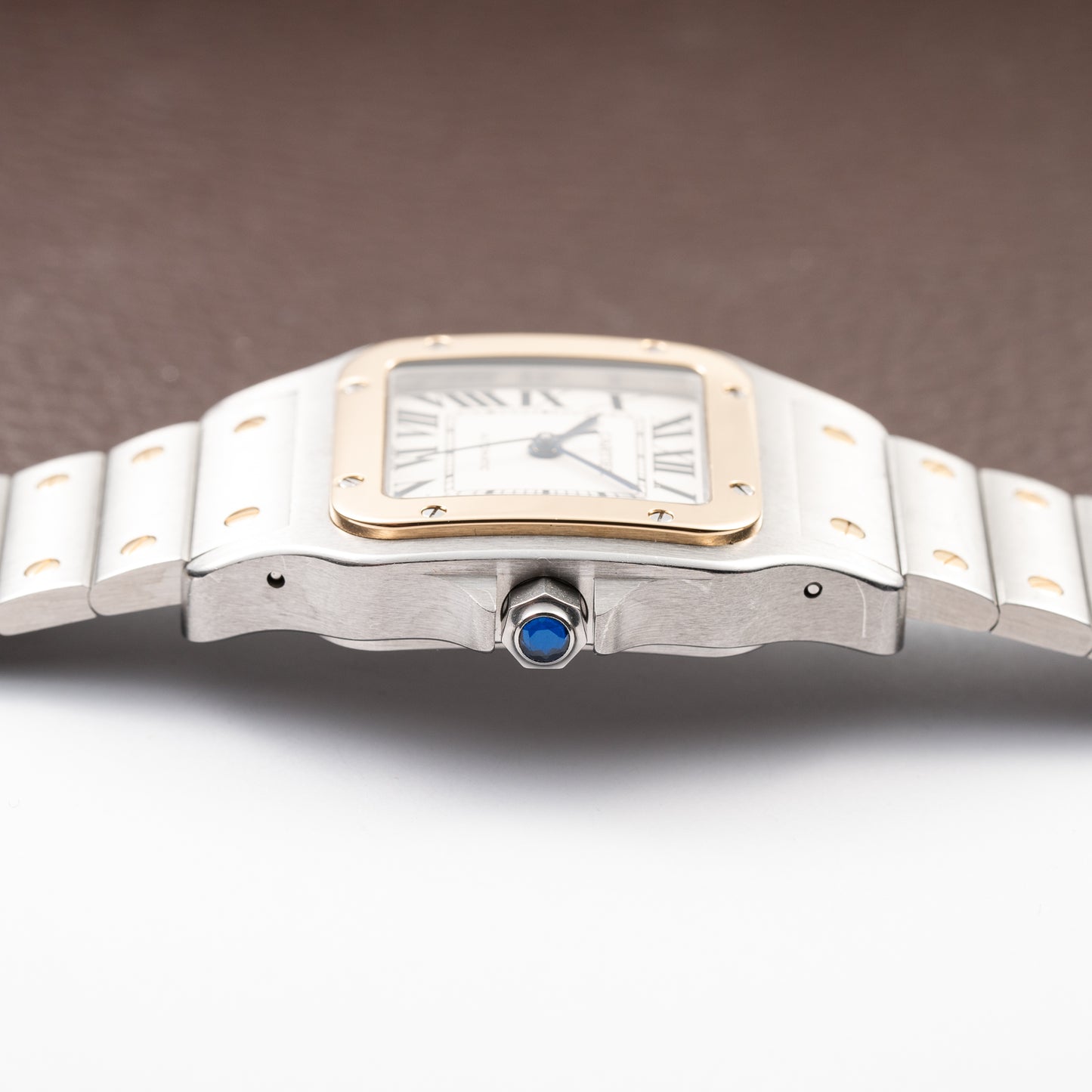 Cartier Santos Galbée Automatic Gold & Steel Full Set Ref. 2823 from 2016