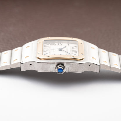 Cartier Santos Galbée Automatic Gold & Steel Full Set Ref. 2823 from 2016