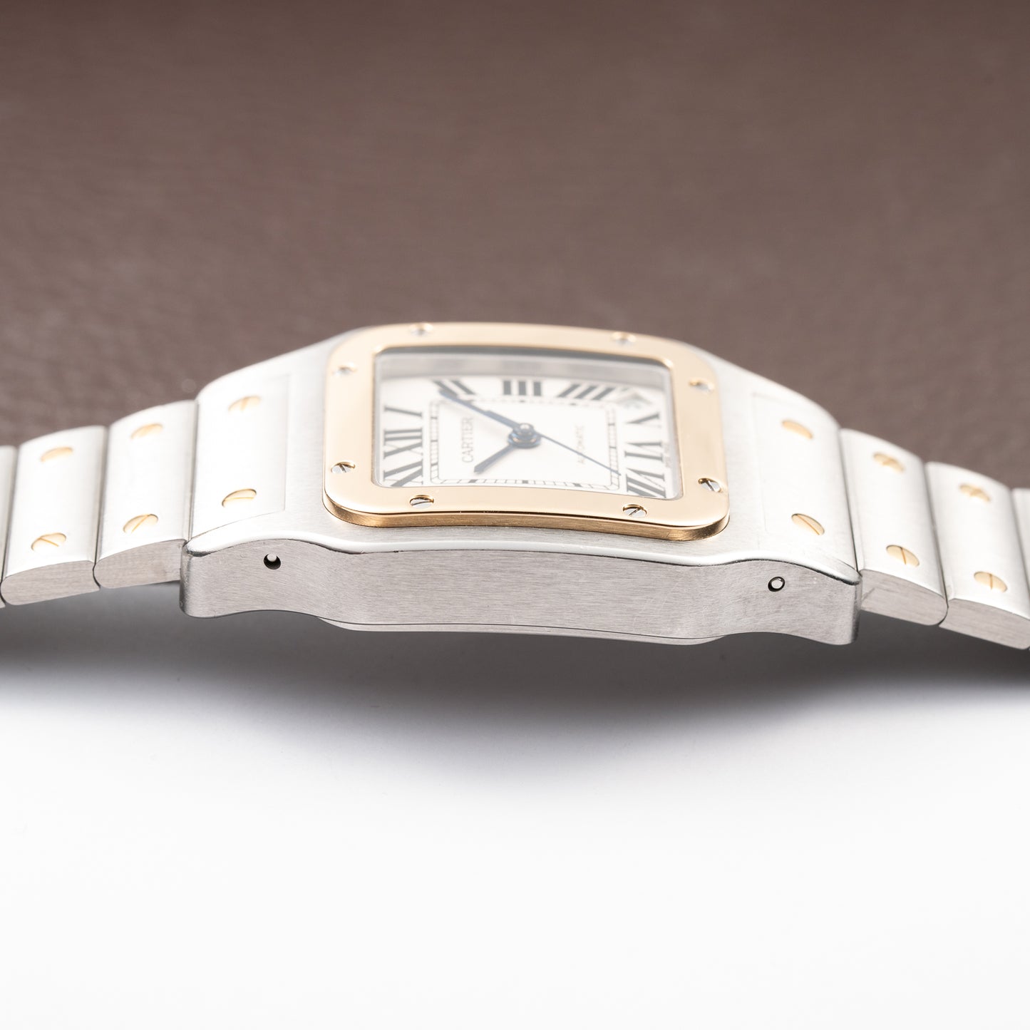 Cartier Santos Galbée Automatic Gold & Steel Full Set Ref. 2823 from 2016