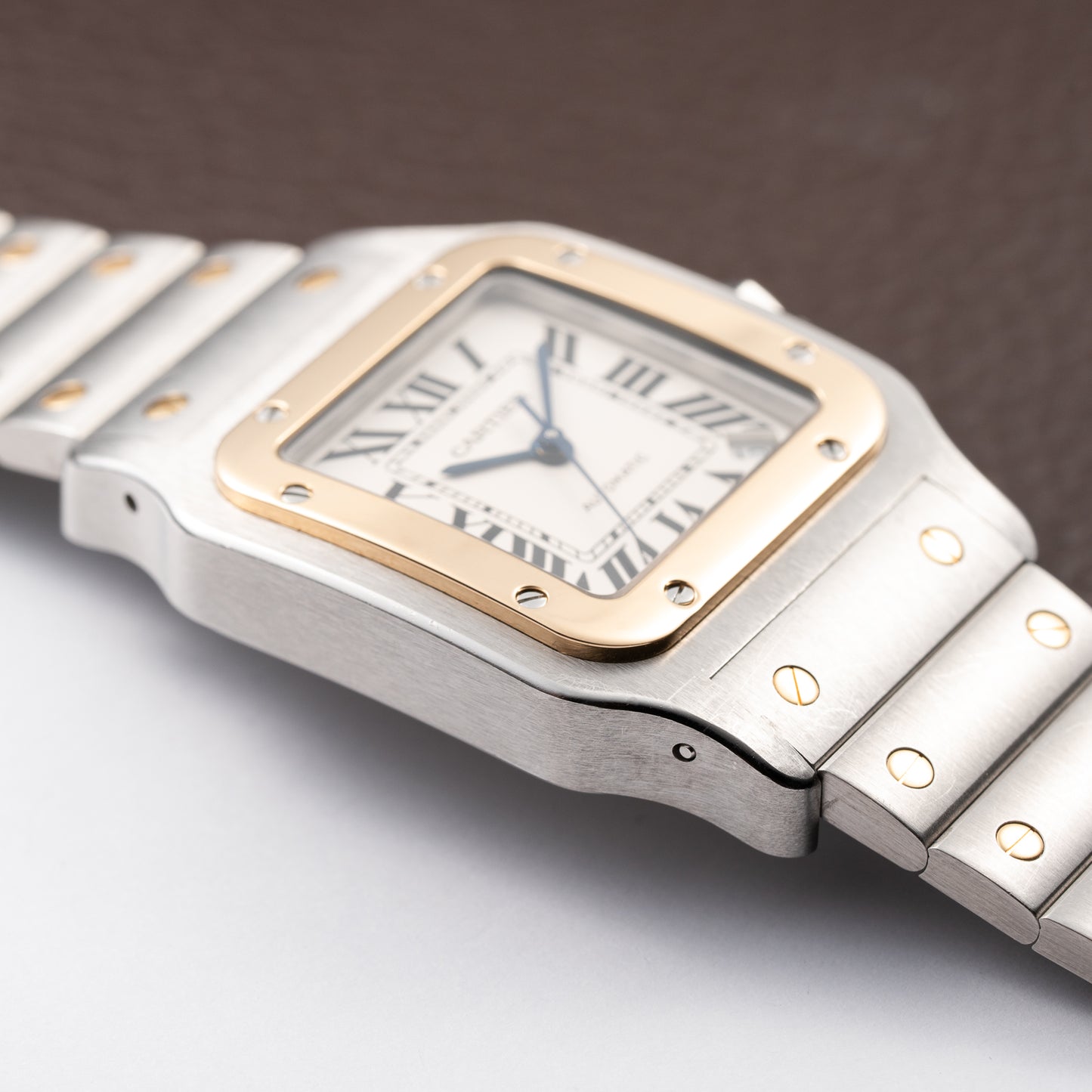 Cartier Santos Galbée Automatic Gold & Steel Full Set Ref. 2823 from 2016