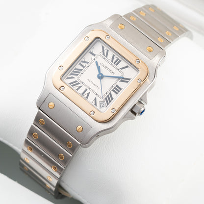 Cartier Santos Galbée Automatic Gold & Steel Full Set Ref. 2823 from 2016