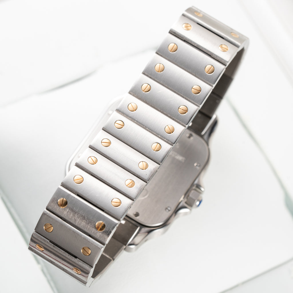 Cartier Santos Galbée Automatic Gold & Steel Full Set Ref. 2823 from 2016