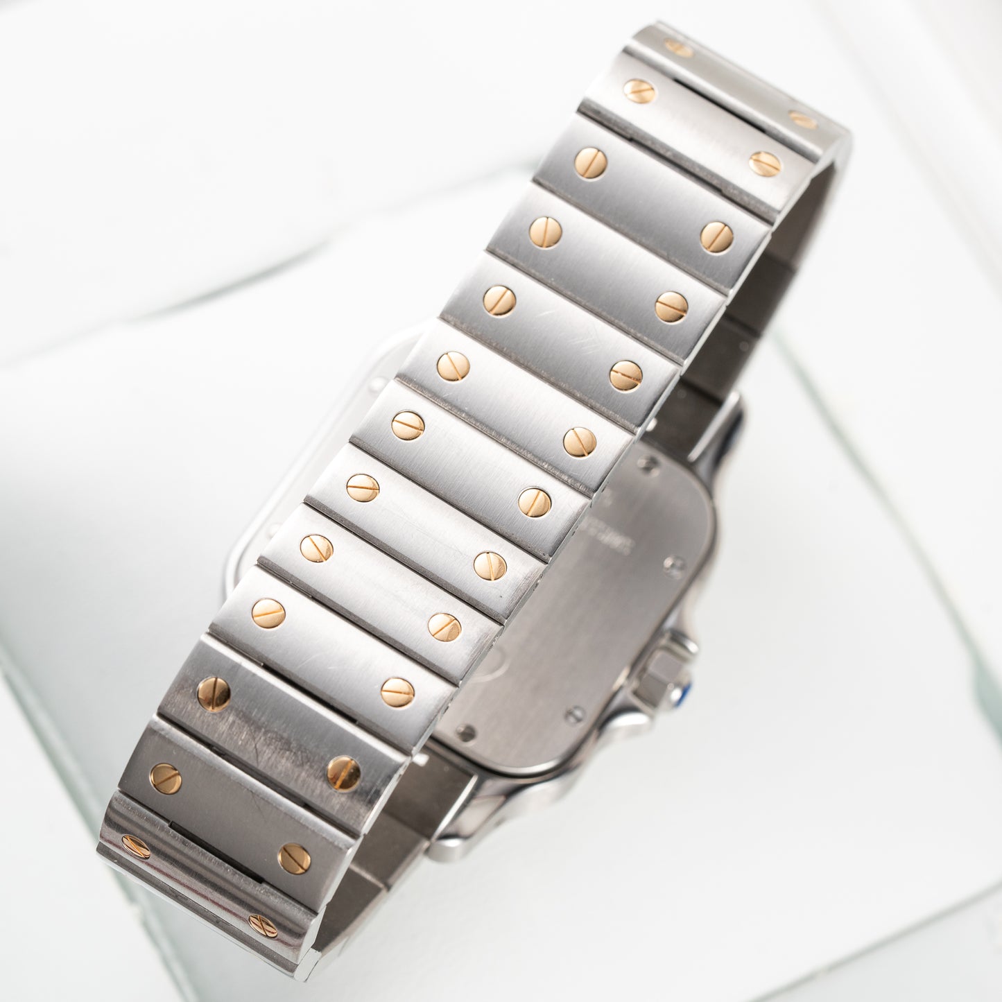 Cartier Santos Galbée Automatic Gold & Steel Full Set Ref. 2823 from 2016