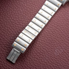 Cartier Santos Galbée Chronograph Gold & Steel Bi-Color Quartz Ref. 2425 from 1990s