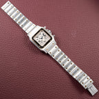 Cartier Santos Galbée Chronograph Gold & Steel Bi-Color Quartz Ref. 2425 from 1990s