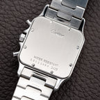 Cartier Santos Galbée Chronograph ChronoFlex Gold & Steel w/ Cartier Service 2026 Ref. 2425 From 2000s