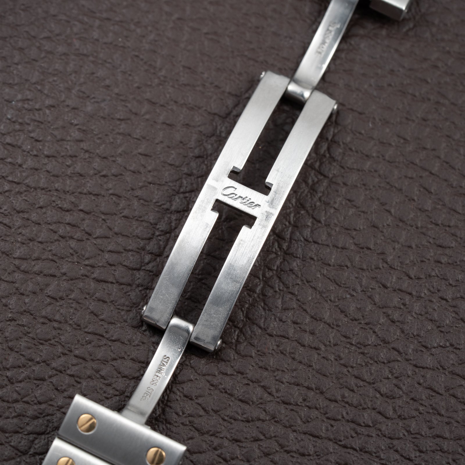 Cartier Santos Galbée Chronograph ChronoFlex Gold & Steel w/ Cartier Service 2026 Ref. 2425 From 2000s