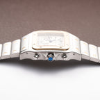 Cartier Santos Galbée Chronograph ChronoFlex Gold & Steel w/ Cartier Service 2026 Ref. 2425 From 2000s