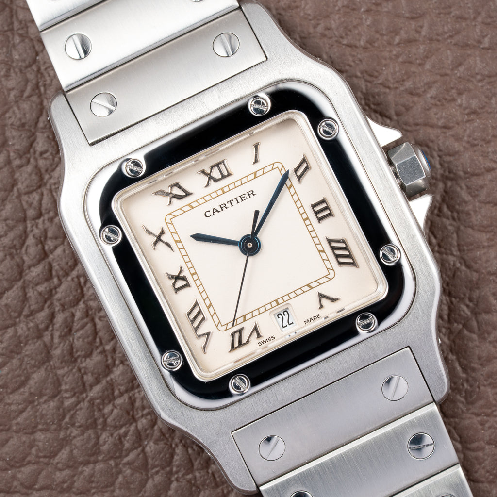 Cartier Santos Galbée GM Quartz Ref. 987901 from 1990s