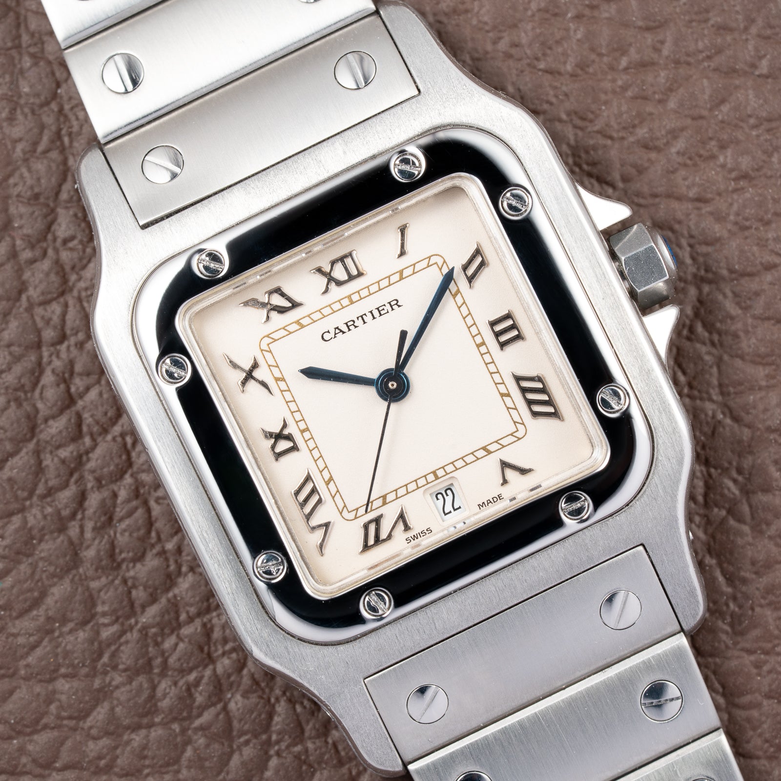 Cartier Santos Galbée GM Quartz Ref. 987901 from 1990s