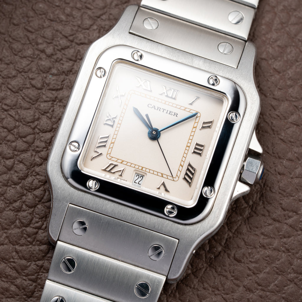 Cartier Santos Galbée GM Quartz Ref. 987901 from 1990s