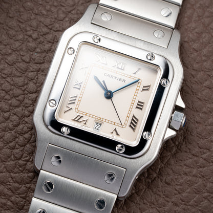 Cartier Santos Galbée GM Quartz Ref. 987901 from 1990s