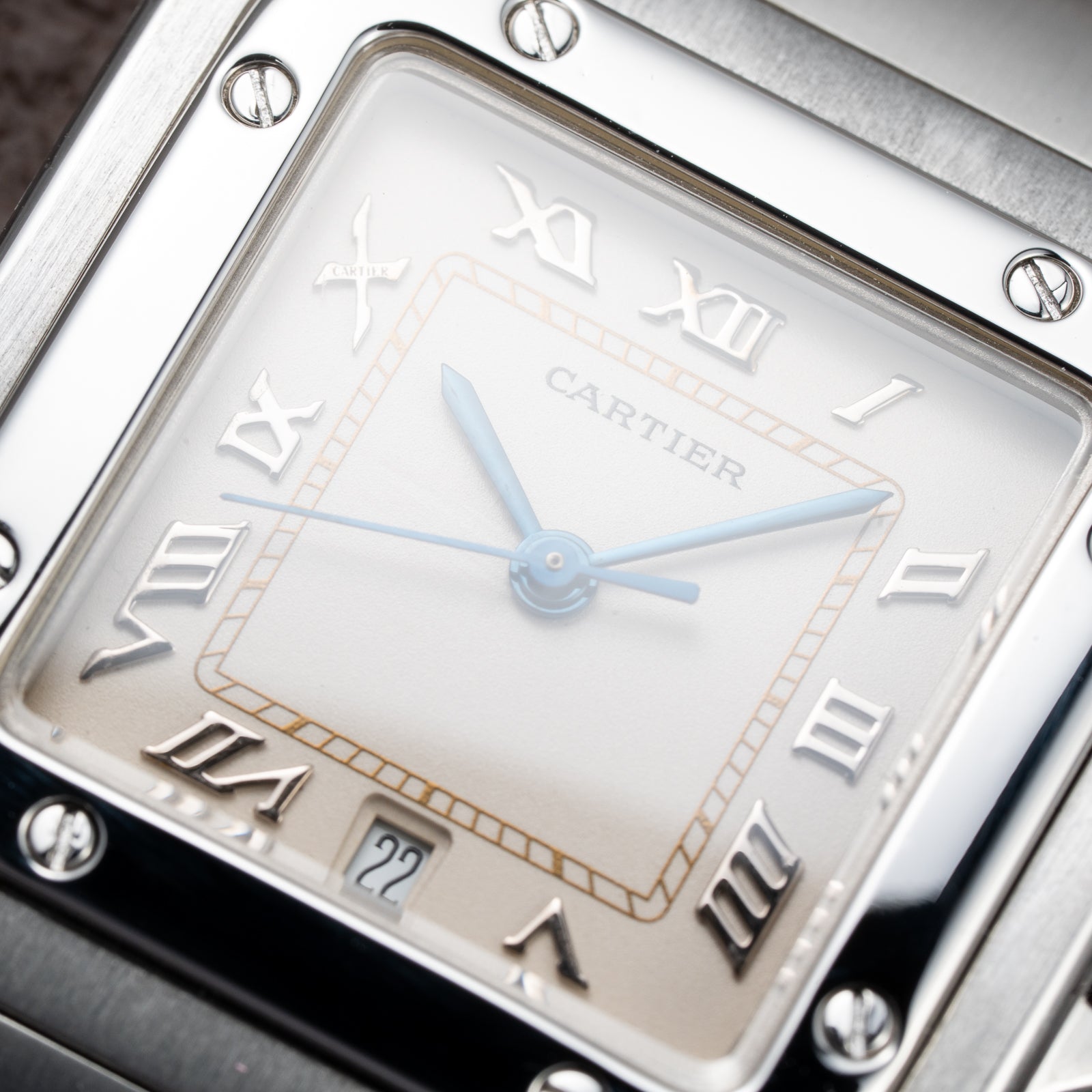 Cartier Santos Galbée GM Quartz Ref. 987901 from 1990s