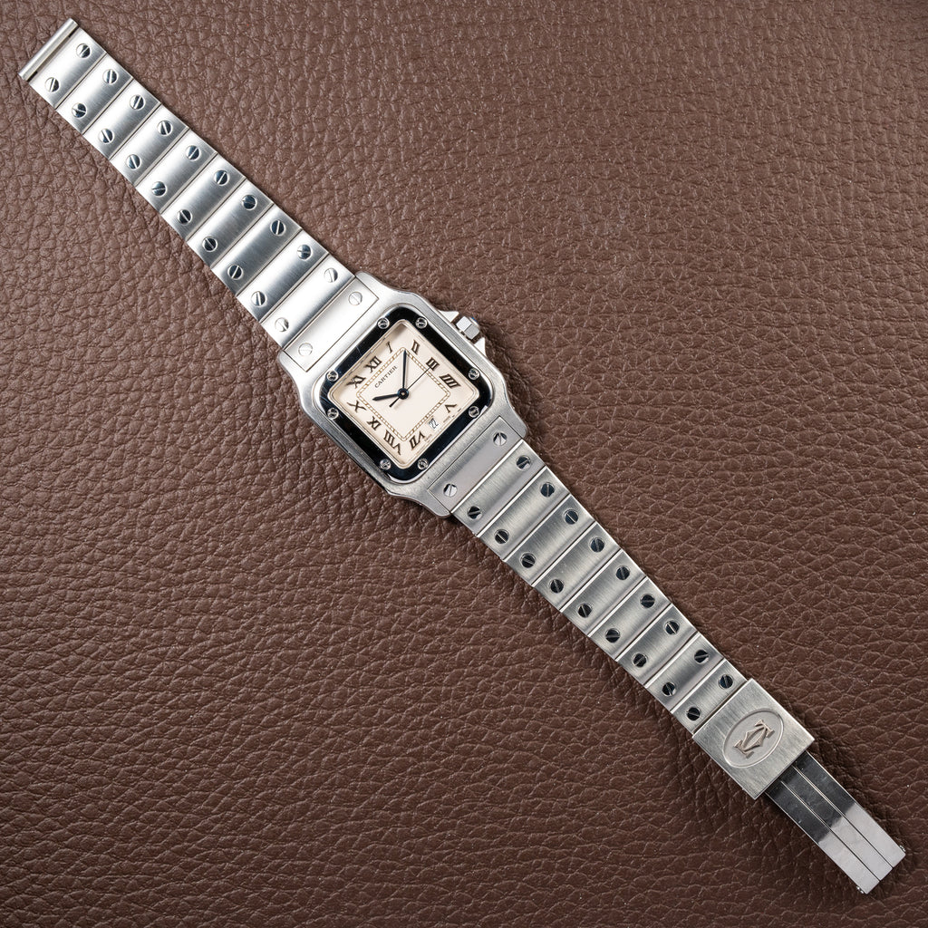 Cartier Santos Galbée GM Quartz Ref. 987901 from 1990s