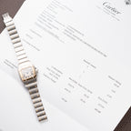 Cartier Santos Galbée Gold & Steel PM Cartier Service 2026 w/ 2-Year International Warranty Ref. 1567 from 1990s