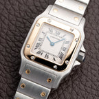 Cartier Santos Galbée Gold & Steel PM Cartier Service 2026 w/ 2-Year International Warranty Ref. 1567 from 1990s
