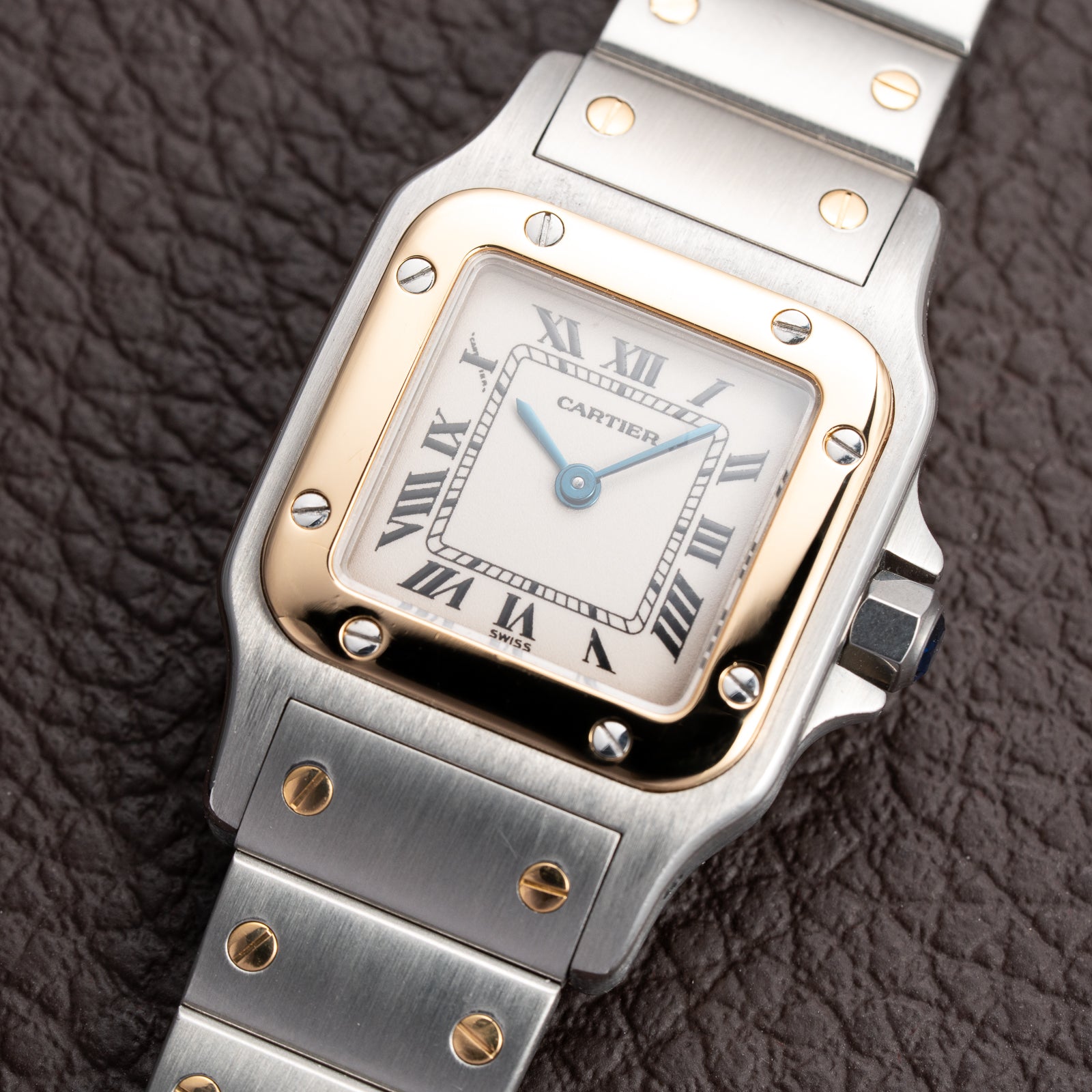 Cartier Santos Galbée Gold & Steel PM Cartier Service 2026 w/ 2-Year International Warranty Ref. 1567 from 1990s