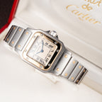 Cartier Santos Galbée Lady PM Quartz Bi-Color Full Set Ref. 1057930 from 1993