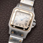 Cartier Santos Galbée Lady PM Quartz Bi-Color Full Set Ref. 1057930 from 1993