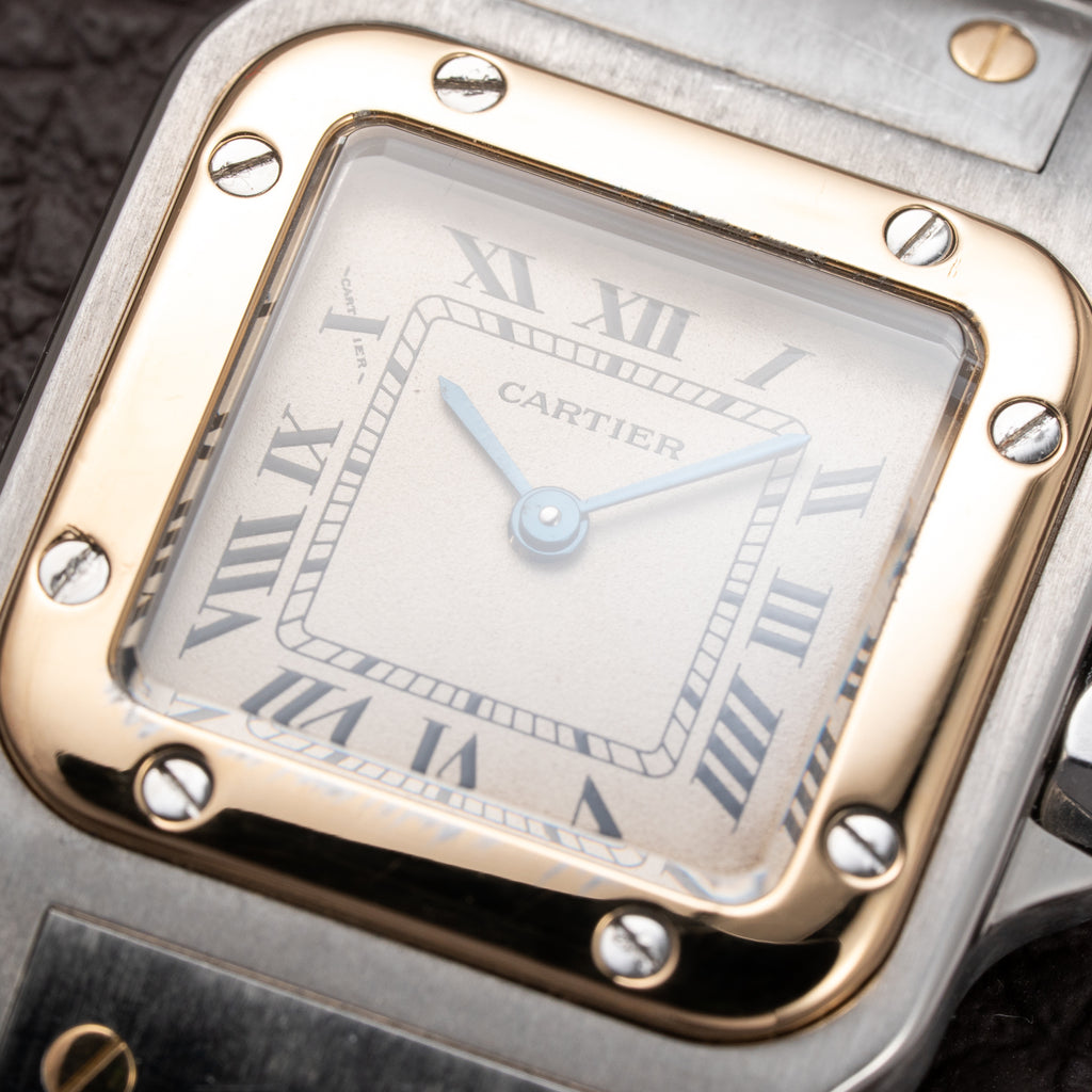 Cartier Santos Galbée Lady PM Quartz Bi-Color Full Set Ref. 1057930 from 1993
