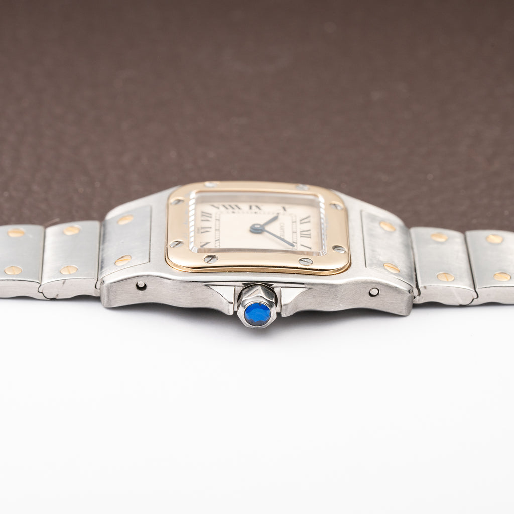 Cartier Santos Galbée Lady PM Quartz Bi-Color Full Set Ref. 1057930 from 1993